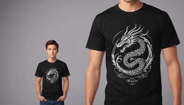 Trouvez le t-shirt dragon qui vous correspond parfaitement